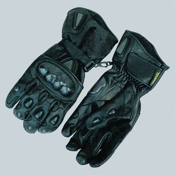 Carbon Racing Handschuhe schwarz